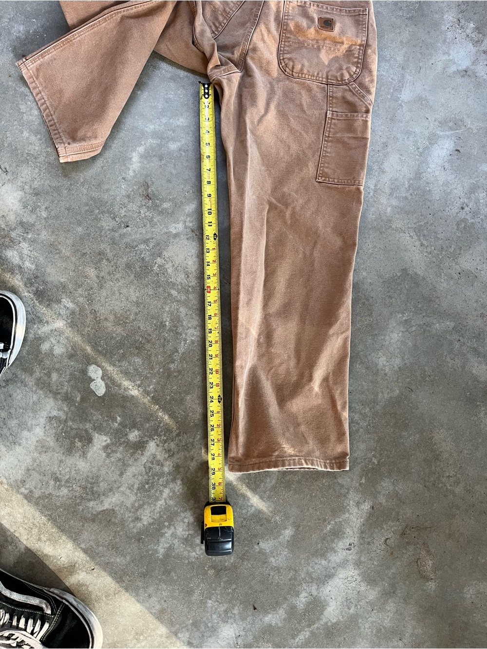 Carhartt khaki Men's Duck Carpenter Pants - Picture 5 of 7